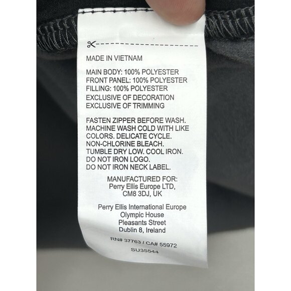 Callaway Golf Quilted Full Zip Quilted Puffer Vest Black/Grey Men's XXL MSRP $96 - Picture 6 of 6